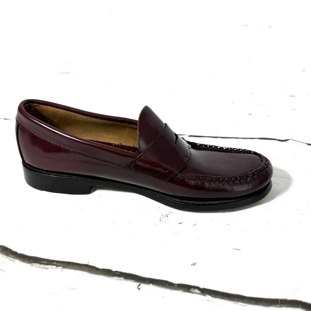 G.H. Bass & Co. wear burgundy